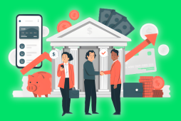 ilustração representando tipos de empréstimo pessoal