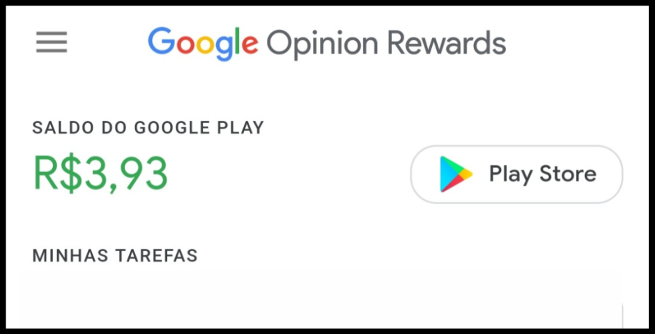 ganhar dinheiro no Google Opinion Rewards