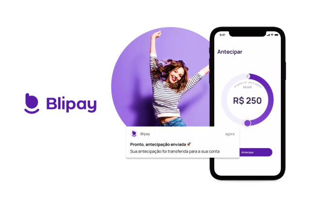 Antecipação de salário e empréstimo Blipay