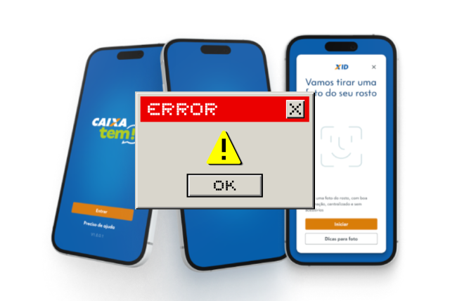 Erro ao localizar conta caixa tem
