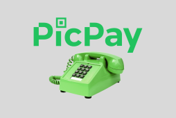 Telefone e logotipo do PicPay