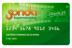 cartão Sonda Supermercados