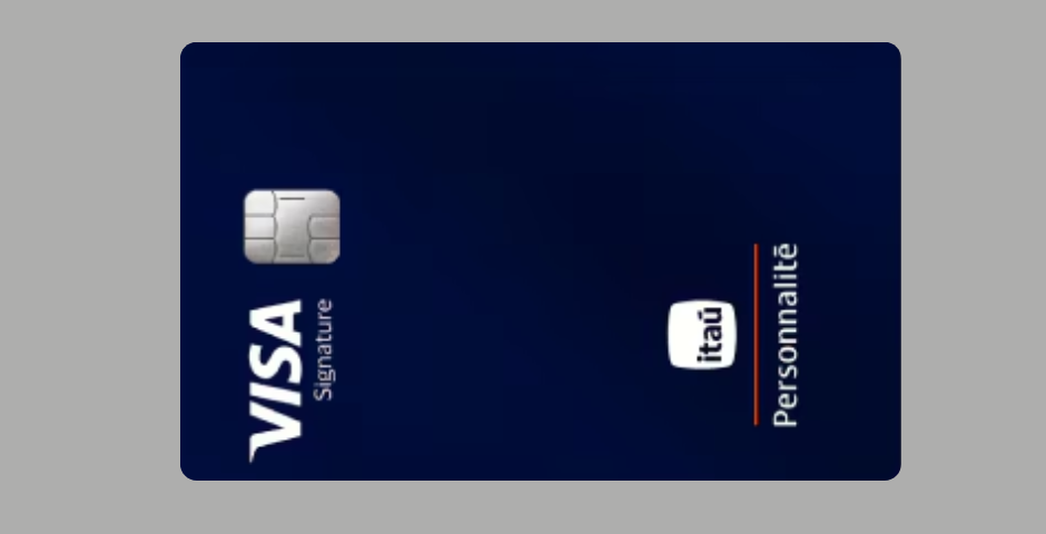 Cartão Itaú Personnalité Visa Signature- cartões com desconto em restaurantes