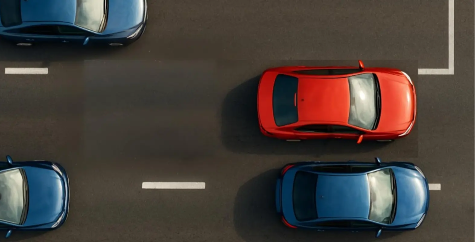 Estacionar em fila dupla multa