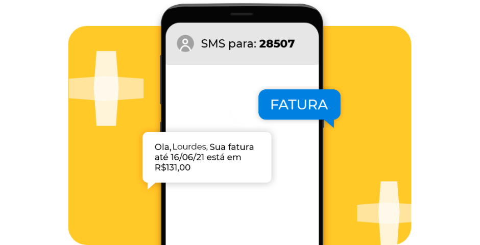 Cartão Mais fatura SMS