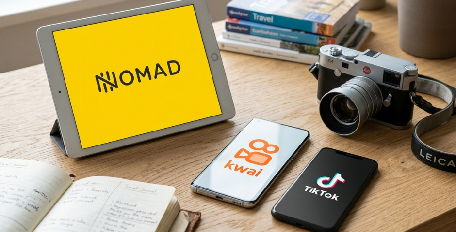apps que pagam por cadastro- nomad, kwai, tiktok
