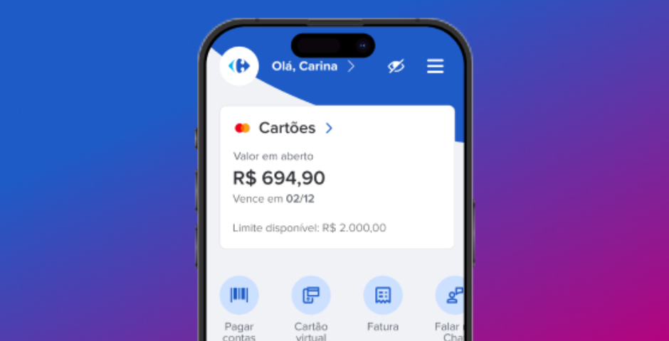 cartão de crédito para pagar contas