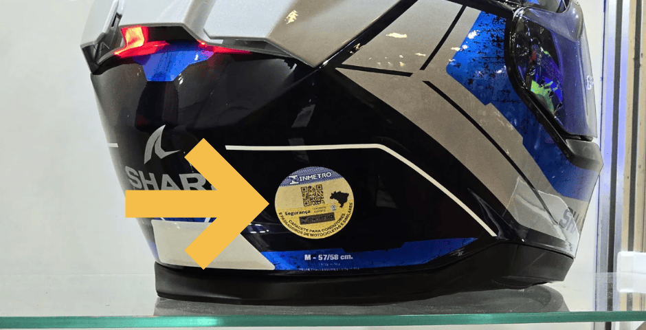selo inmetro capacete