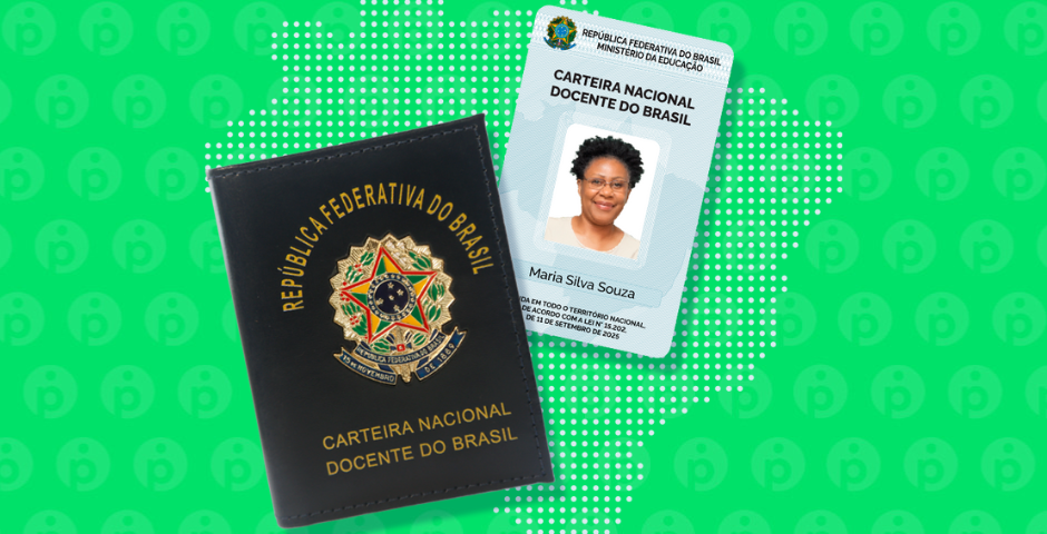 carteira do docente professor