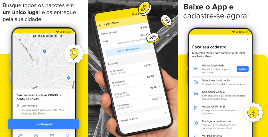 como ser entregador do mercado livre
