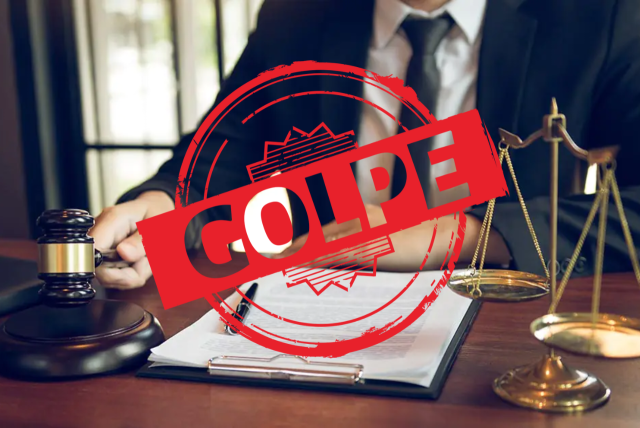 golpe do processo judicial