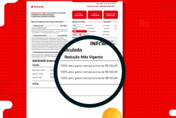 Fatura cartão Santander