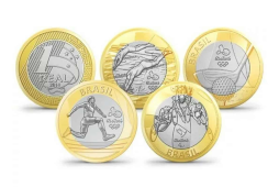 Valor das moedas das Olimpíadas