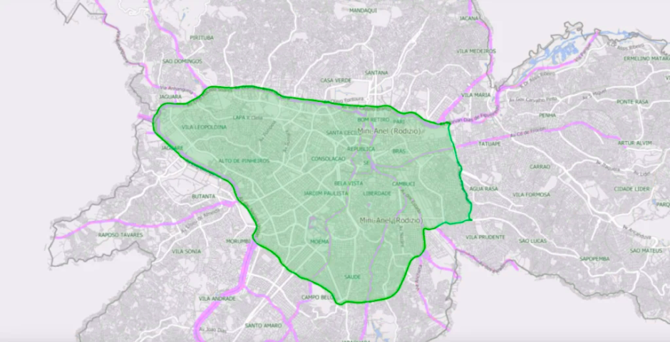 Valor da multa de rodízio