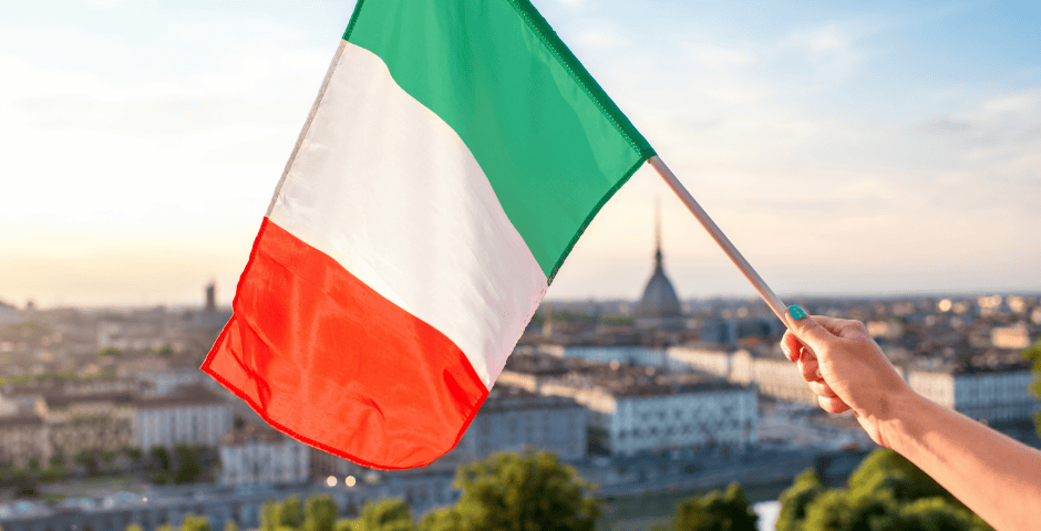 bandeira da itália