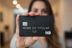 nome impresso no cartão