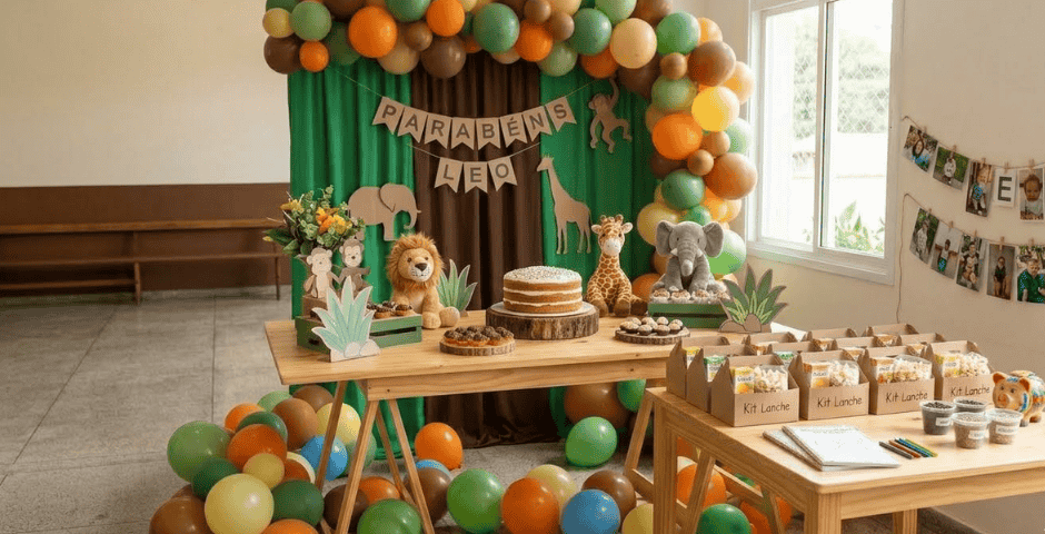 decoração para quem quer economizar em aniversário infantil