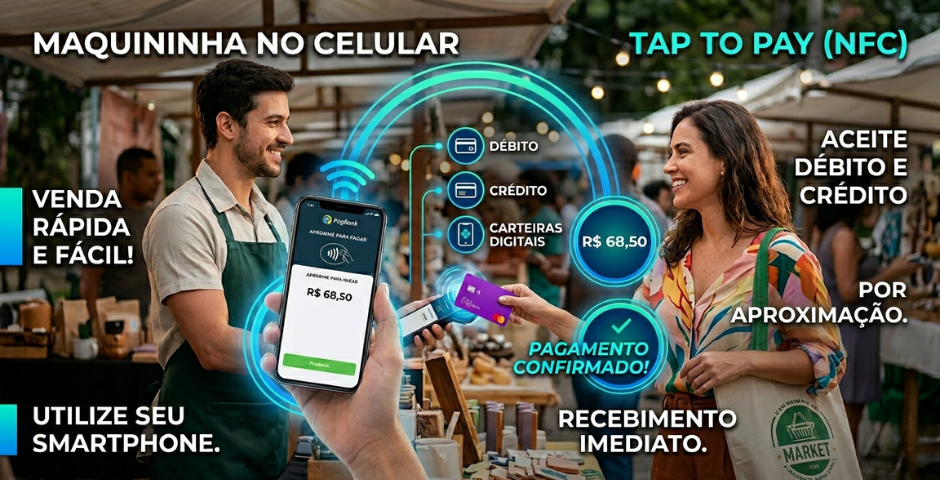 tap to pay- pagamento sem maquininha