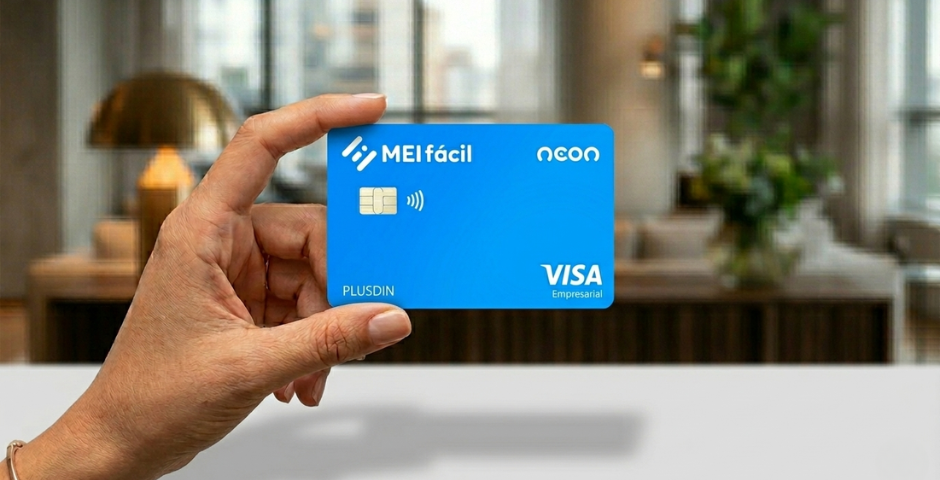 MEIfácil NEON empresas banco libera cartão de crédito para MEI 