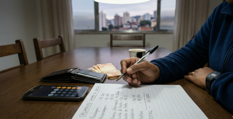 Planeje seu orçamento antes da viagem