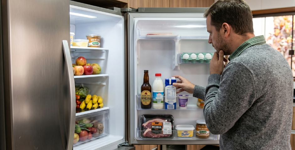 Verifique o que já tem em casa - economizar com alimentação