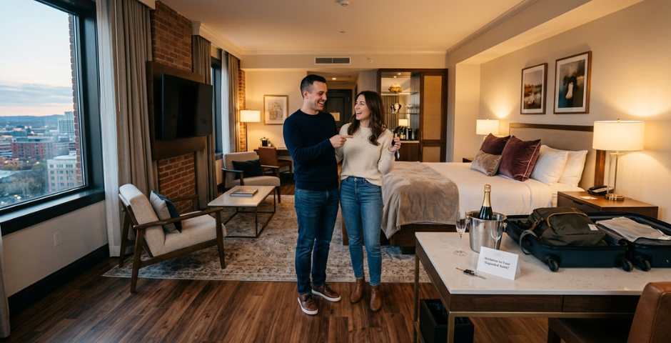 Upgrade de quarto- Status elite em hotéis
