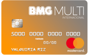 cartão de crédito BMG multi internacional para negativado